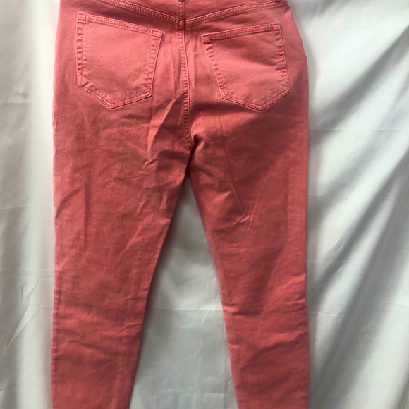 Loft Light Orange Denim Pants Size 27 - Picture 3 of 3